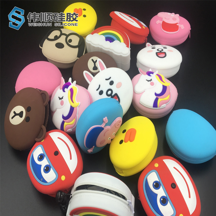 硅胶新产品五：硅胶卡通零钱包