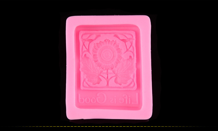 花型肥皂模,食品级肥皂模,硅胶手工皂模具