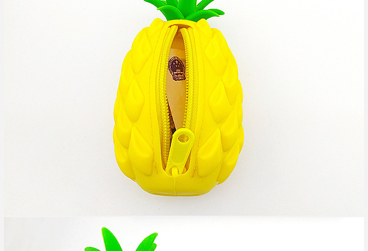 菠萝零钱包,硅胶菠萝零钱包